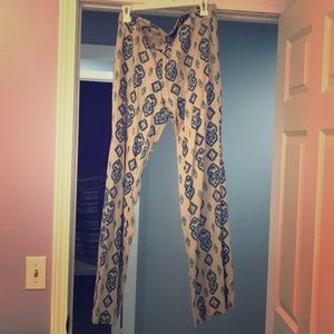 Wide leg boho pants by Willi Smith